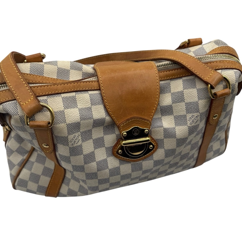 Vintage Louis Vuitton Damier Azur Saleya PM Shoulder Bag - Picture 7 of 13